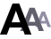 Schrift verkleinern